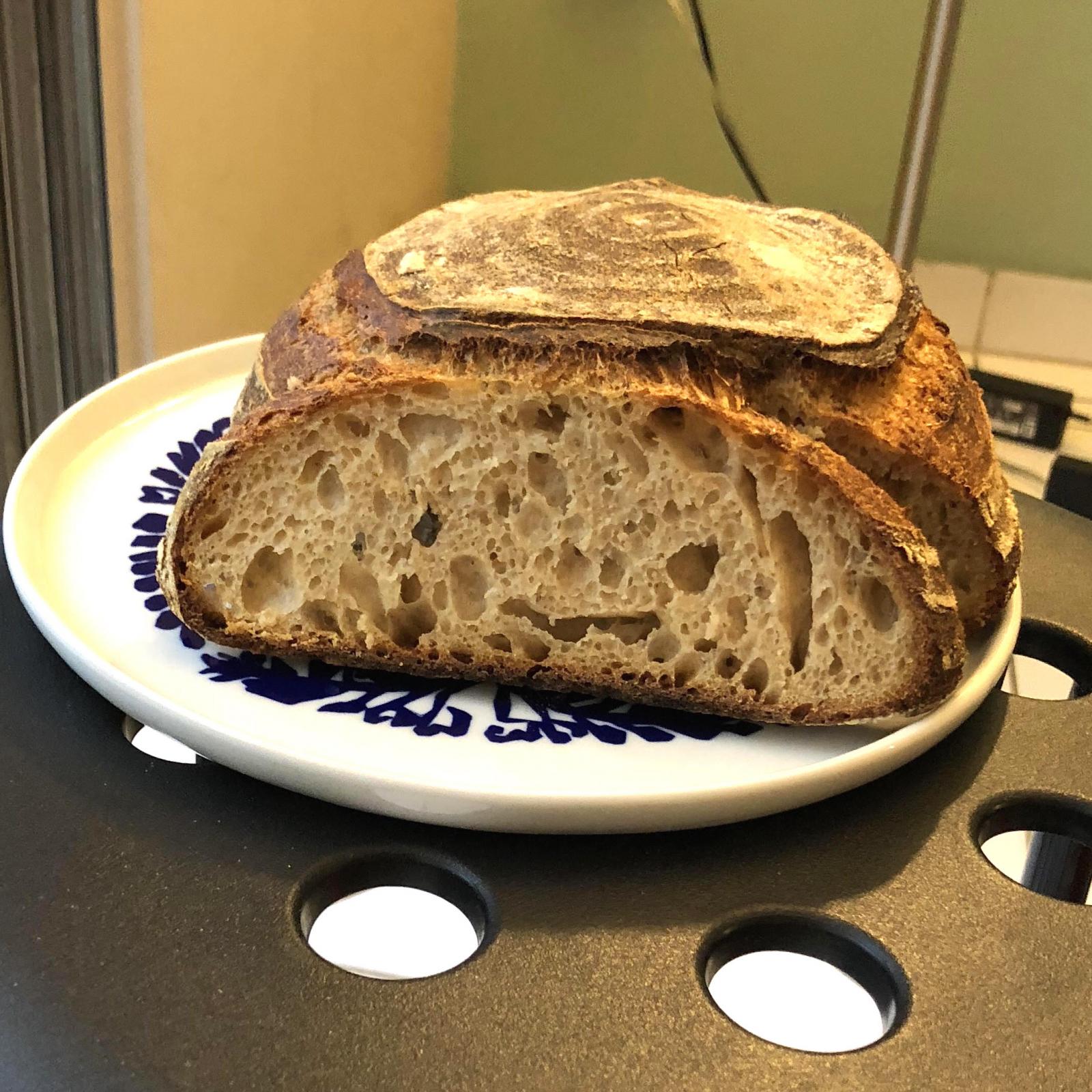 Two loaves of the most sour sourdough bread I've ever baked The Fresh